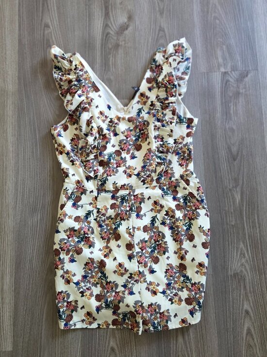 Very J Pants - Women's large Very J floral fashion romper